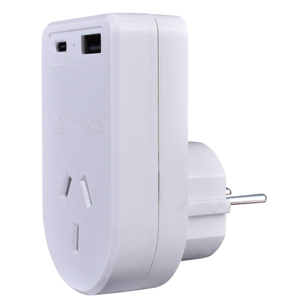 Outbound Australia/NZ to USA/Canada &amp; More Travel Adapter - Earthed w/ USB C &amp; A