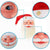 Singing Moving Eyes And Beard Shaking Hat Music Santa Claus Xmas Christmas Decor