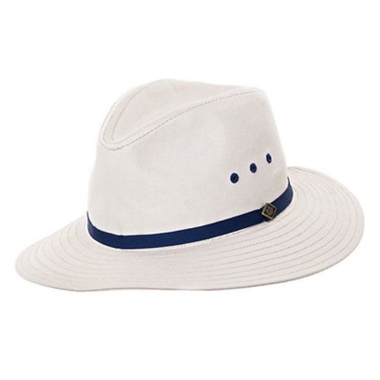 GOORIN BROTHERS Breakwater Beach Summer Cotton Fedora Hat Cap Bros 600-9503 - Stone