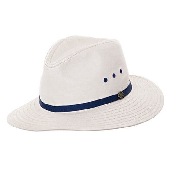 GOORIN BROTHERS Breakwater Beach Summer Cotton Fedora Hat Cap Bros 600-9503 - Stone