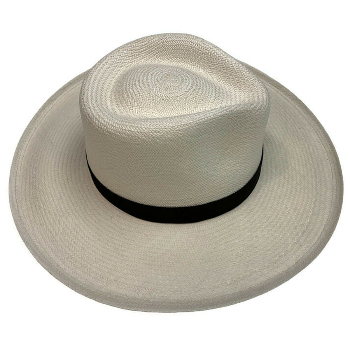 STRAW PANAMA CUENCA PLANTER HAT Sun Beach Golf Cap GRADE 8 Hand Made in USA