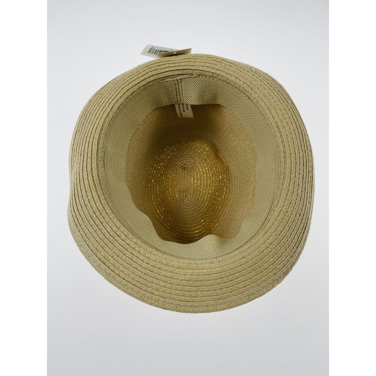 Dents Mens Straw Hat Toyo Trilby Fedora Summer Sun Stingy Brim  - Natural/Brown - L/XL