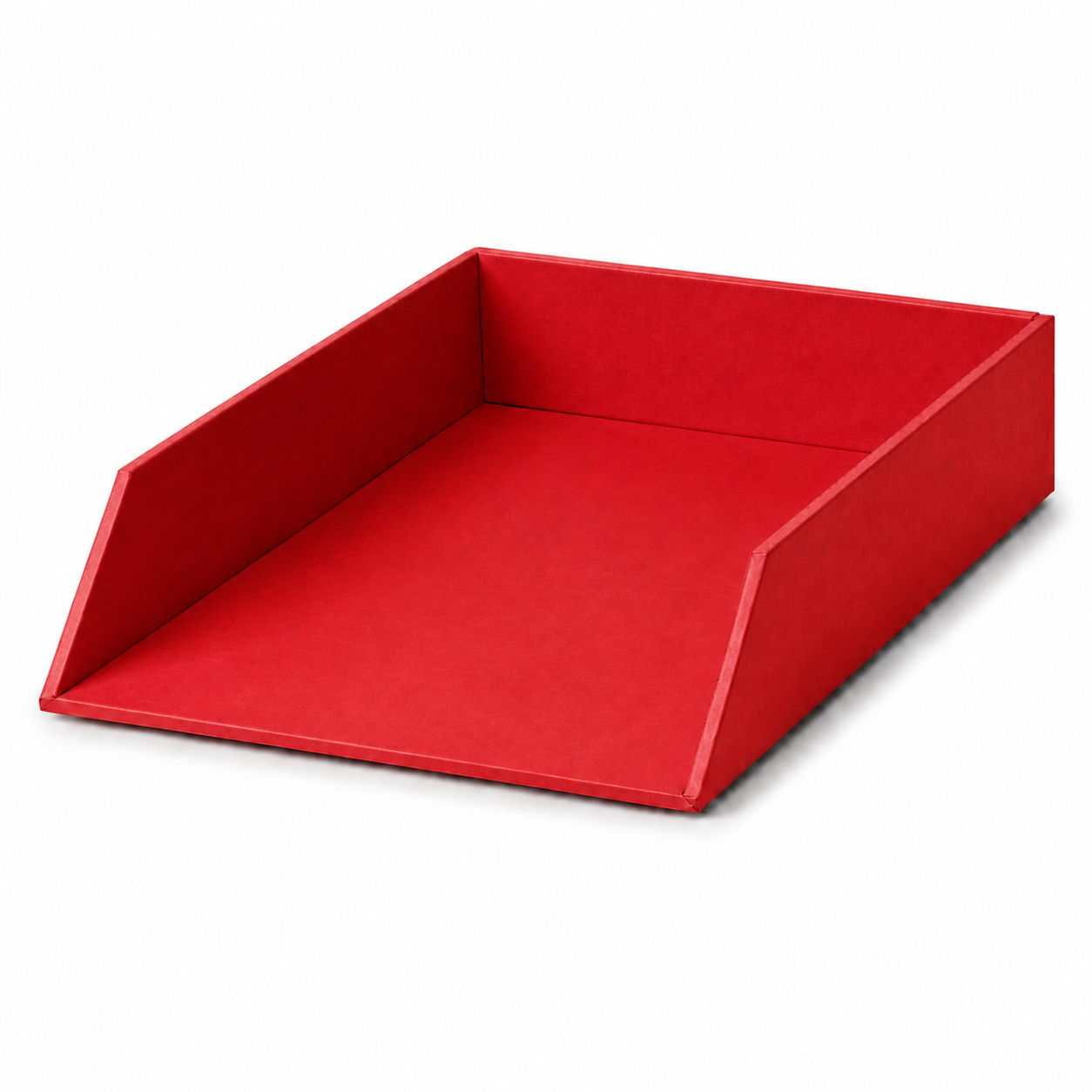 6x Italplast Eazi Fold A4 Document Tray in Red