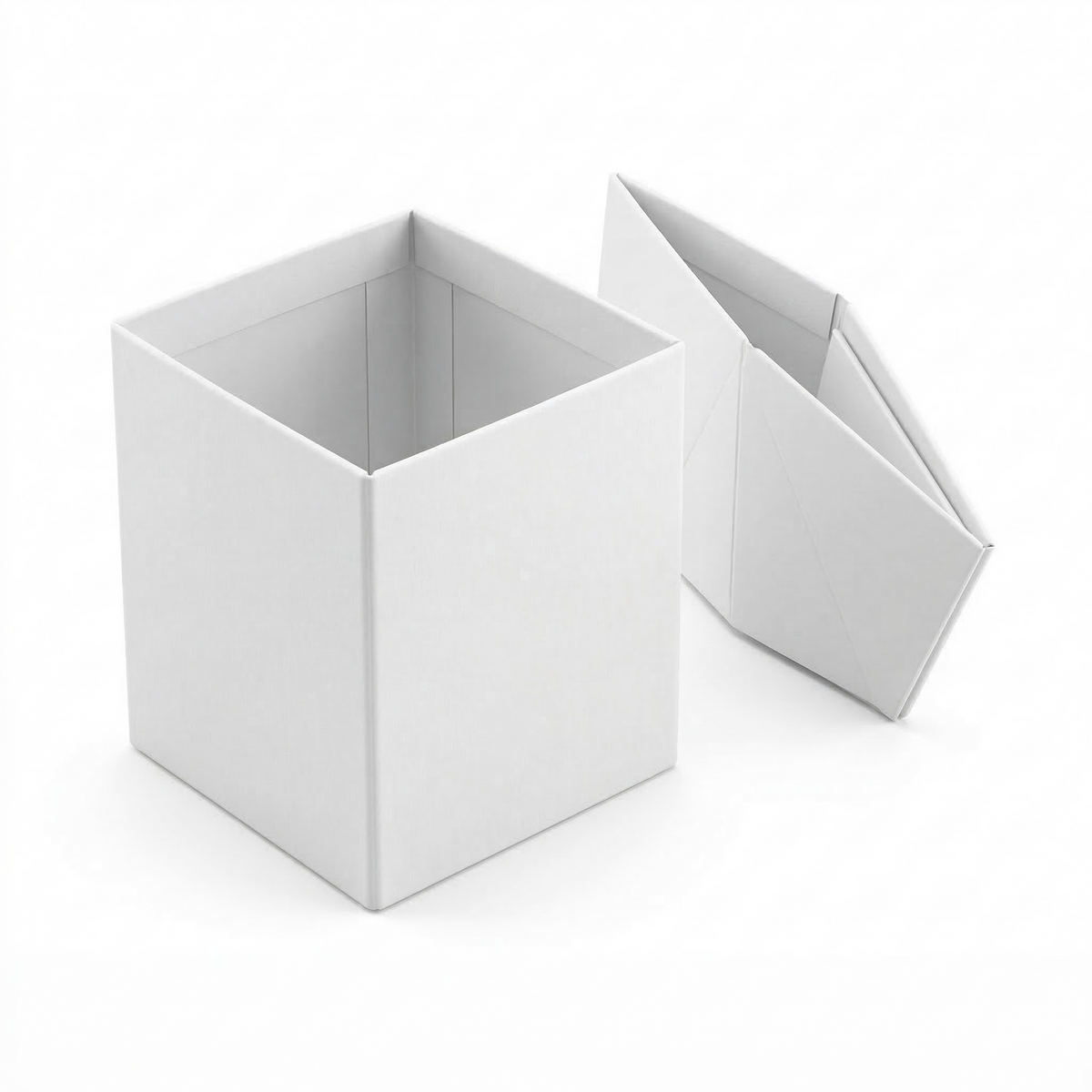 Foldable Pencil Cup for Home Office Desk Ruler Scissor Holder EAZI FOLD in White