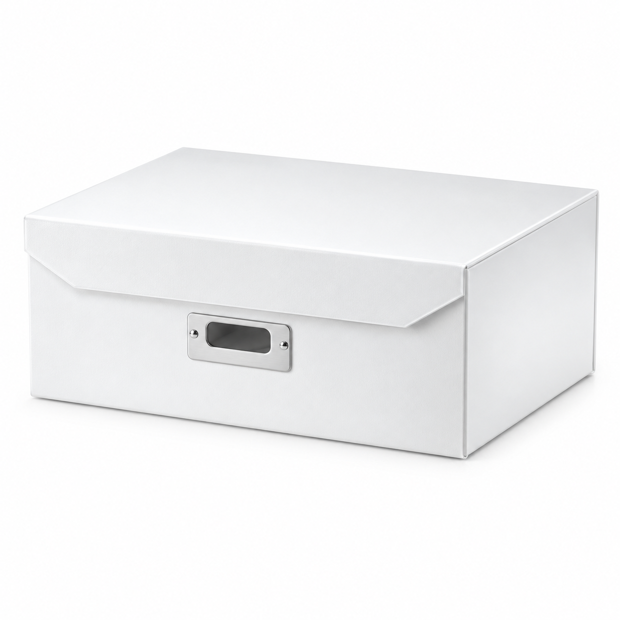 6x Italplast Eazi Fold A4 Paper Document Storage Box in White