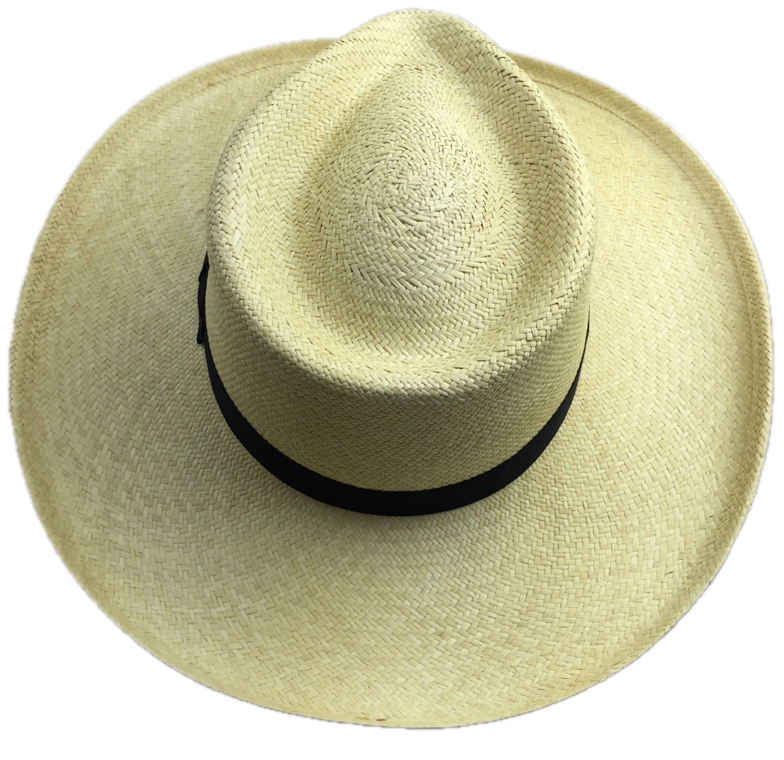 STRAW PANAMA CUENCA HAT Sun Beach Golf Cap Summer Hand Woven Made in USA K4A - Small (6 3/4 - 6 7/8)