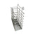 Stainless Steel Cutlery Basket Holder Drying Rack - Chrome