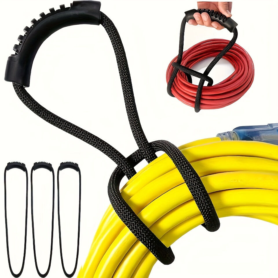24-Inch Heavy-Duty Storage Strap with Handle – Cord, Hose &amp; Cable Organiser