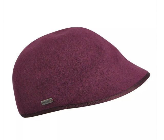 KANGOL Wool Ergo Deeto Hat Cap One Size Pull On Style Winter Warmer 6963BC - Mulberry