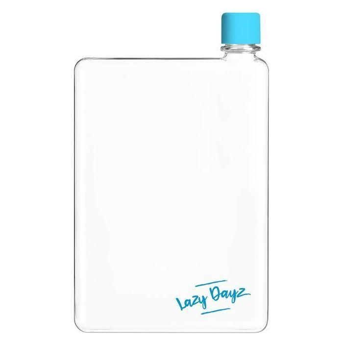 Flat A5 Book Pad Kettle Water Bottle Memo Bottle Portable Paper Drinks Cup 380ml