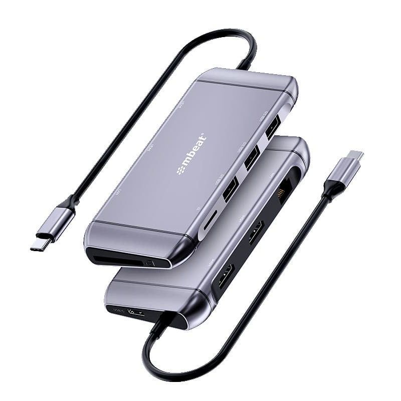 mBeat Elite X11 Dual Hdmi Mst 9-In-1 Usb-C Docking Station