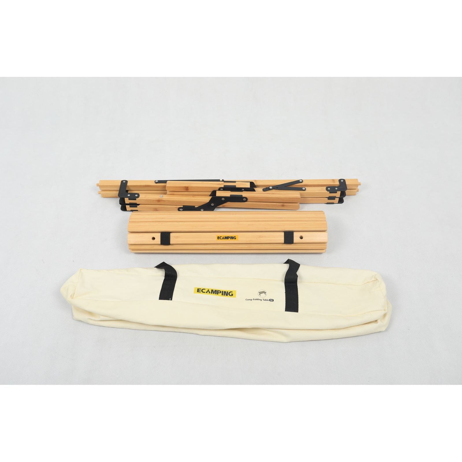 Folding Camping Table Bamboo Roll Up Portable Outdoor Picnic BBQ Desk Beach