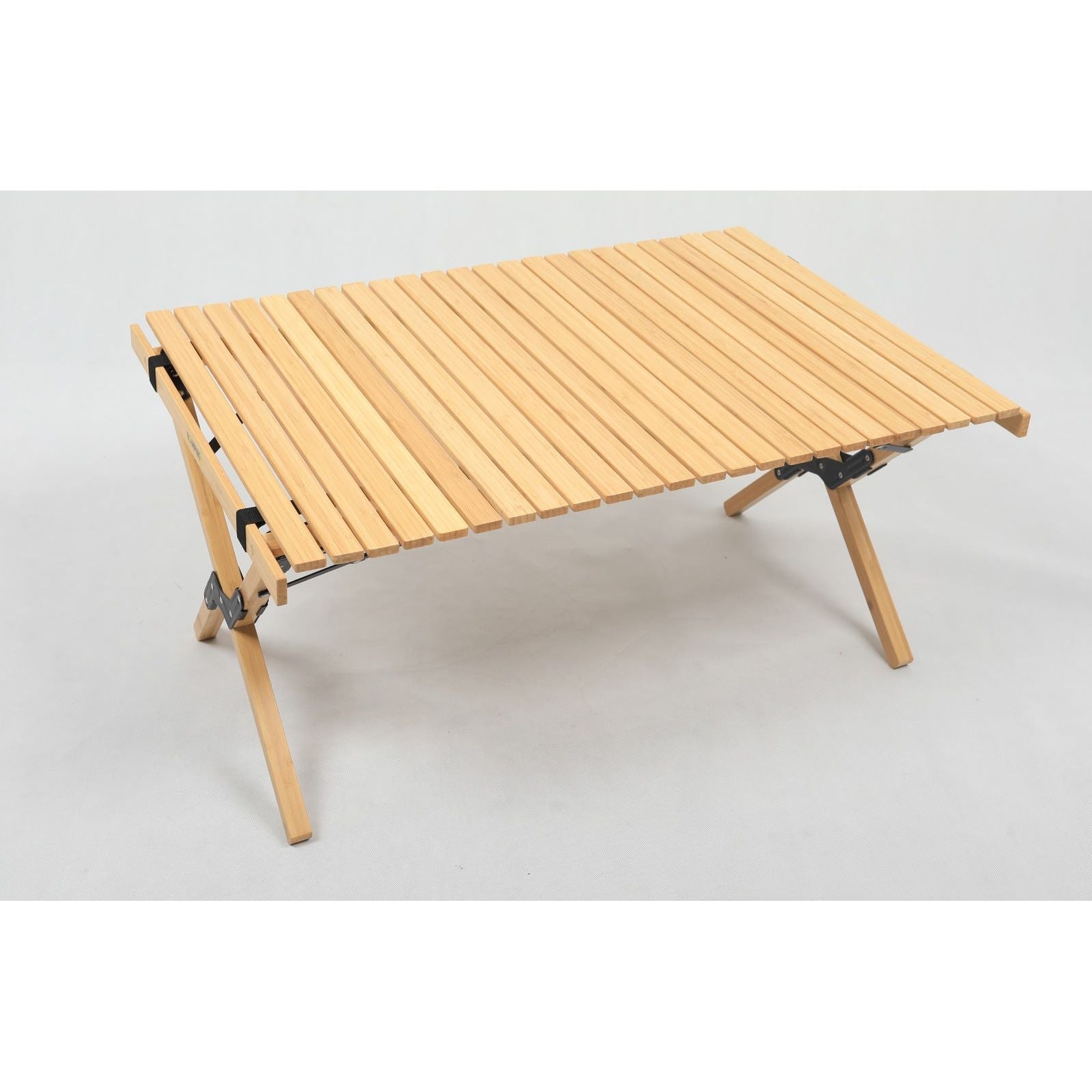 Folding Camping Table Bamboo Roll Up Portable Outdoor Picnic BBQ Desk Beach