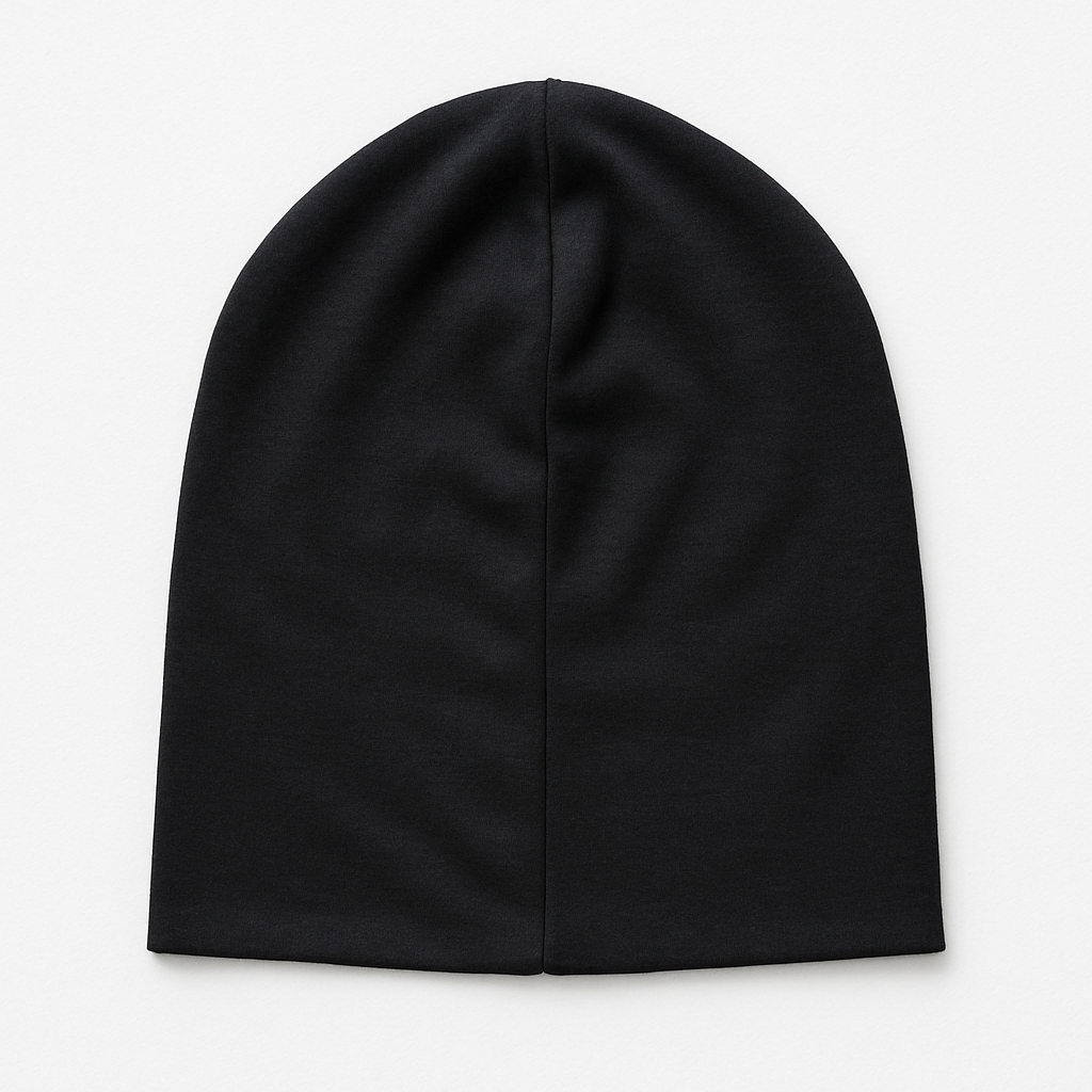 100% Australian Pure Merino Wool Beanie Warm Winter Hat in Black - One Size