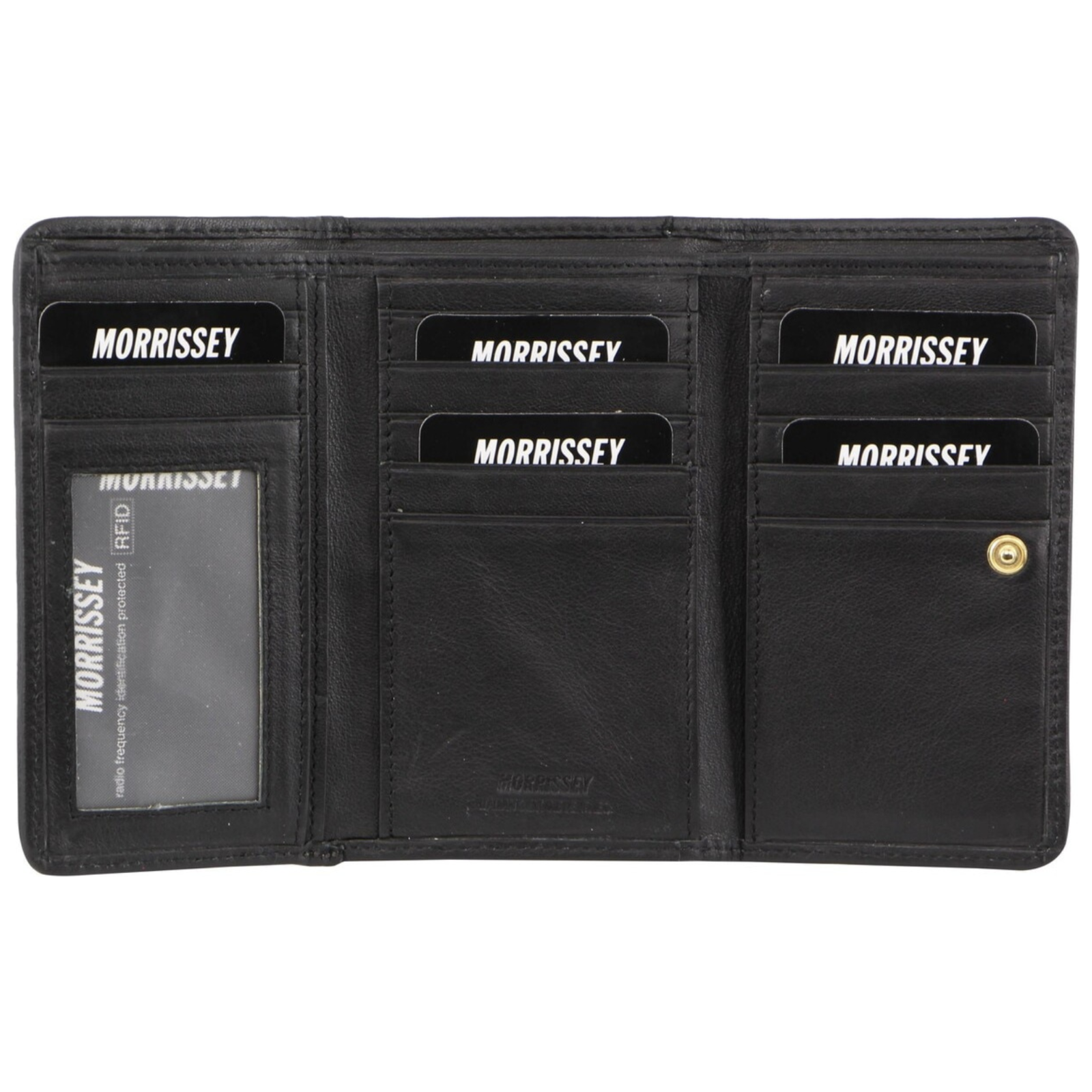 Morrissey Womens Card Holder Leather Wallet Coin Clutch Purse Organizer Cute Girl Ladies - Navy