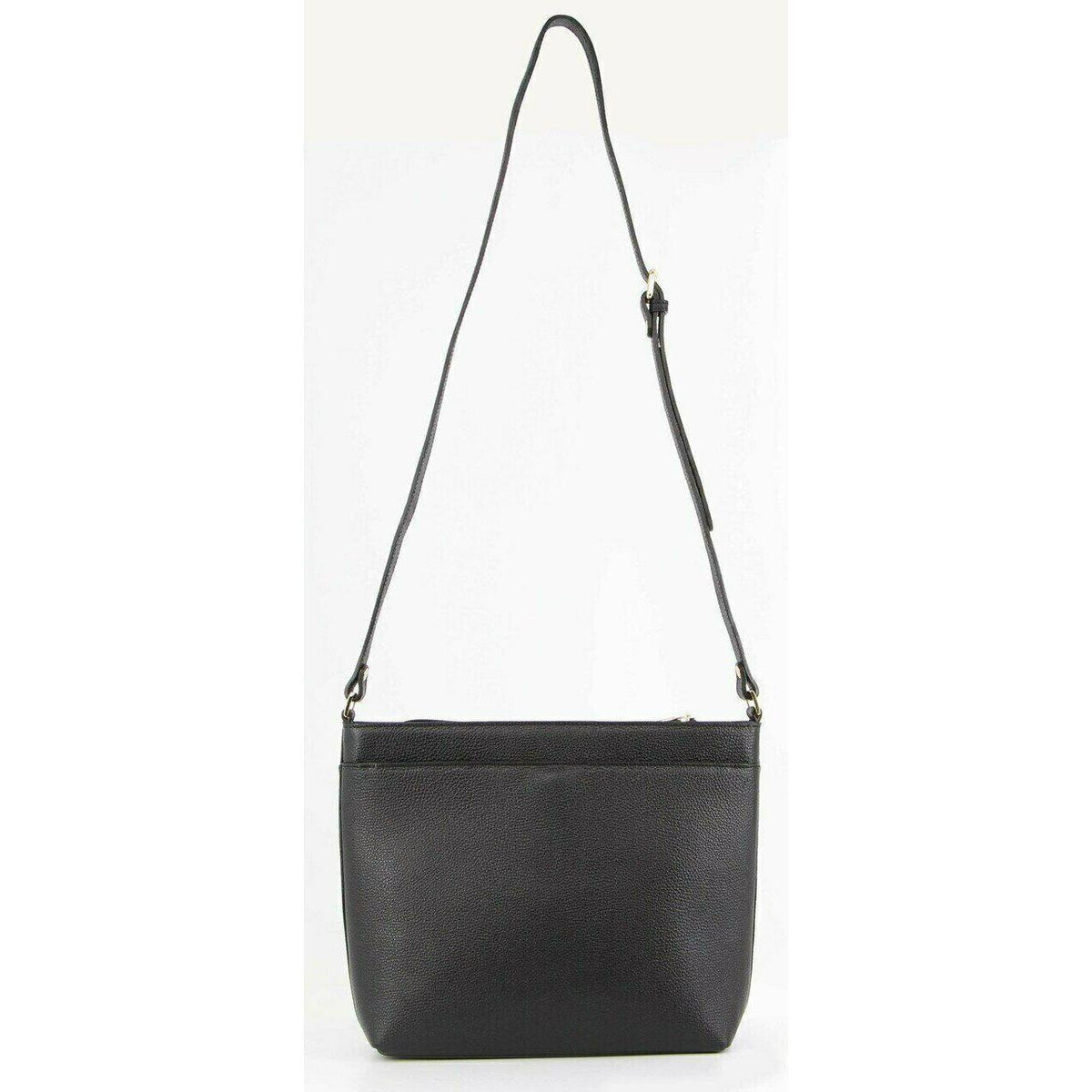 Morrissey Italian Genuine Leather Bag Cross Body Handbag Ladies iPad - Black
