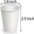 1000pcs 6oz Premium White Paper Coffee Takeaway Cups Bulk
