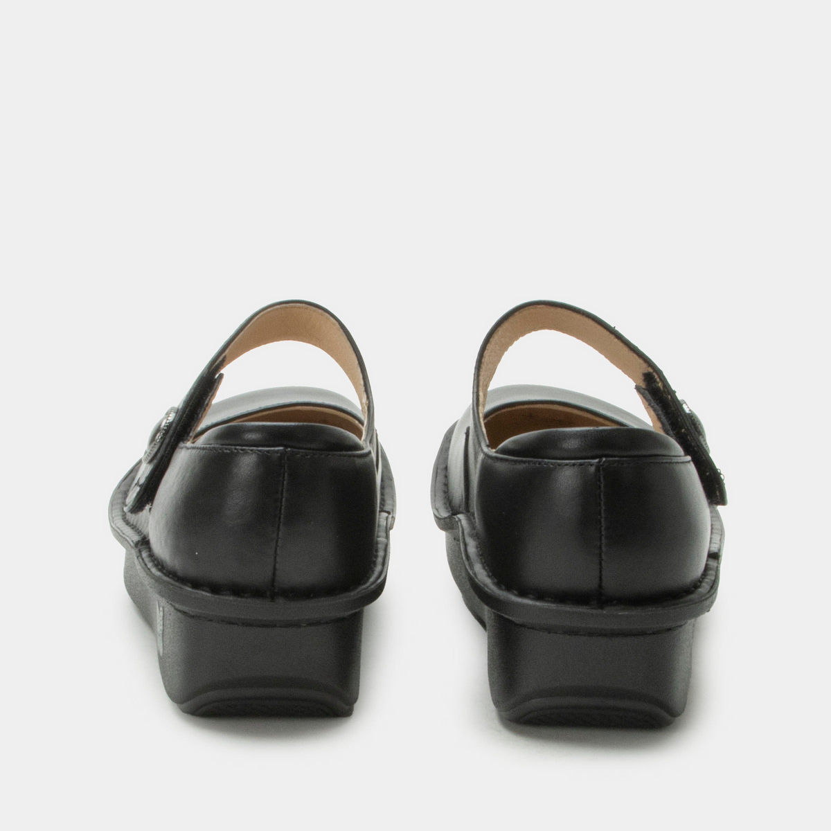 ALEGRIA Paloma Nursing Shoes Slip On Womens Work Working Hospitality - Black Nappa