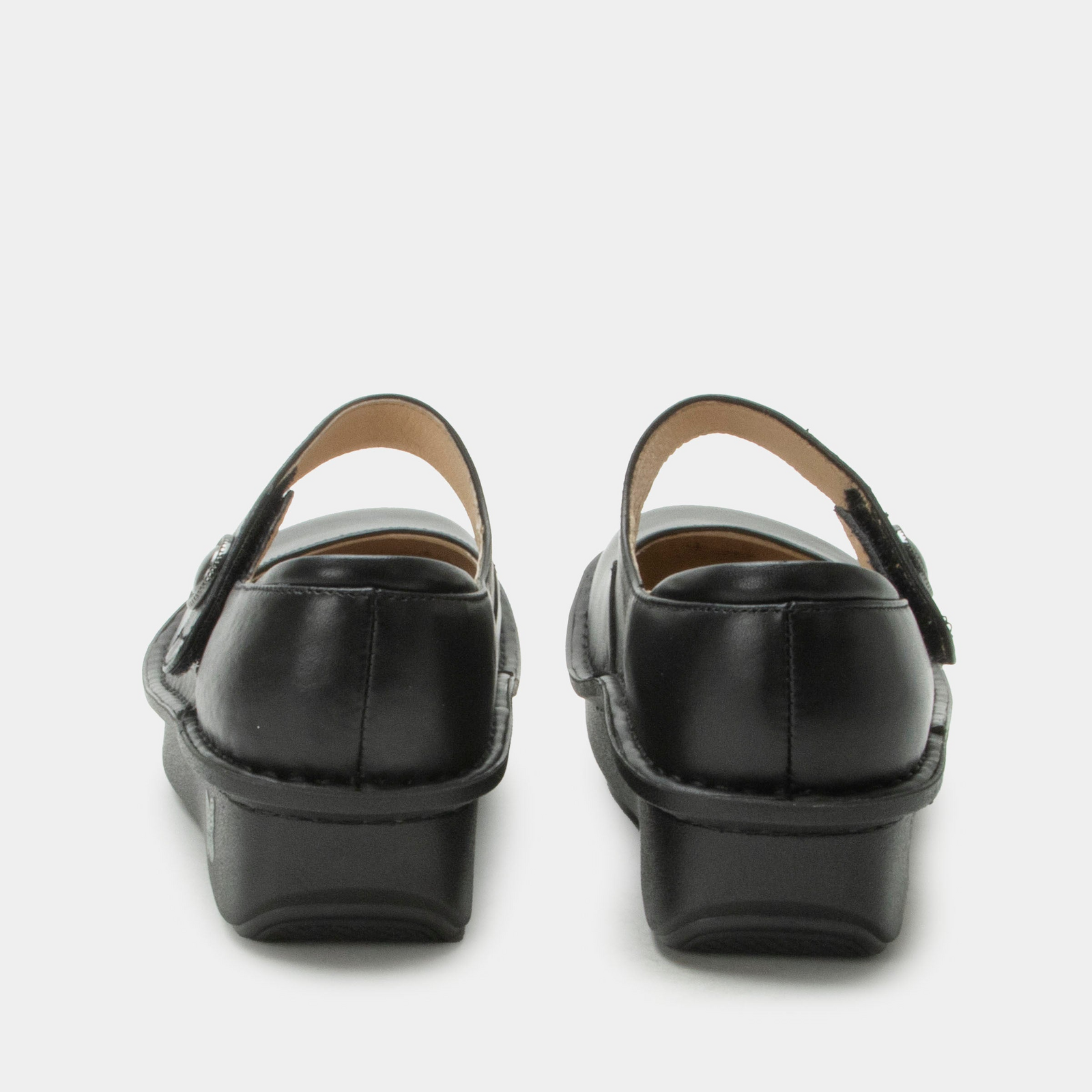 ALEGRIA Paloma Nursing Shoes Slip On Womens Work Working Hospitality - Black Nappa