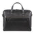 Pierre Cardin Mens Pebbled Leather Computer Laptop Bag Travel Overnight - Black