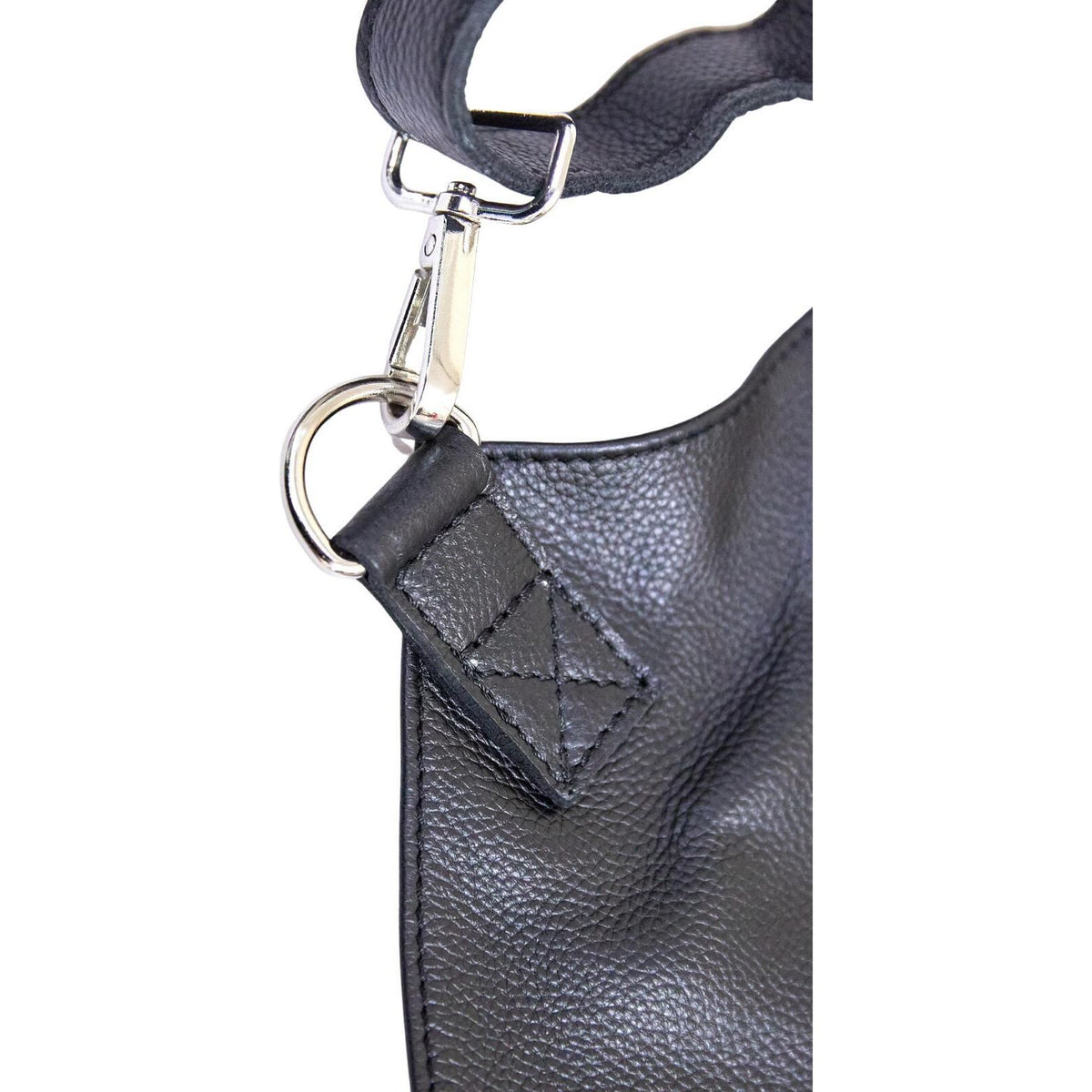 Pierre Cardin Professional Leather Apron Butcher Woodwork Hairdressing Barber Chef - Black