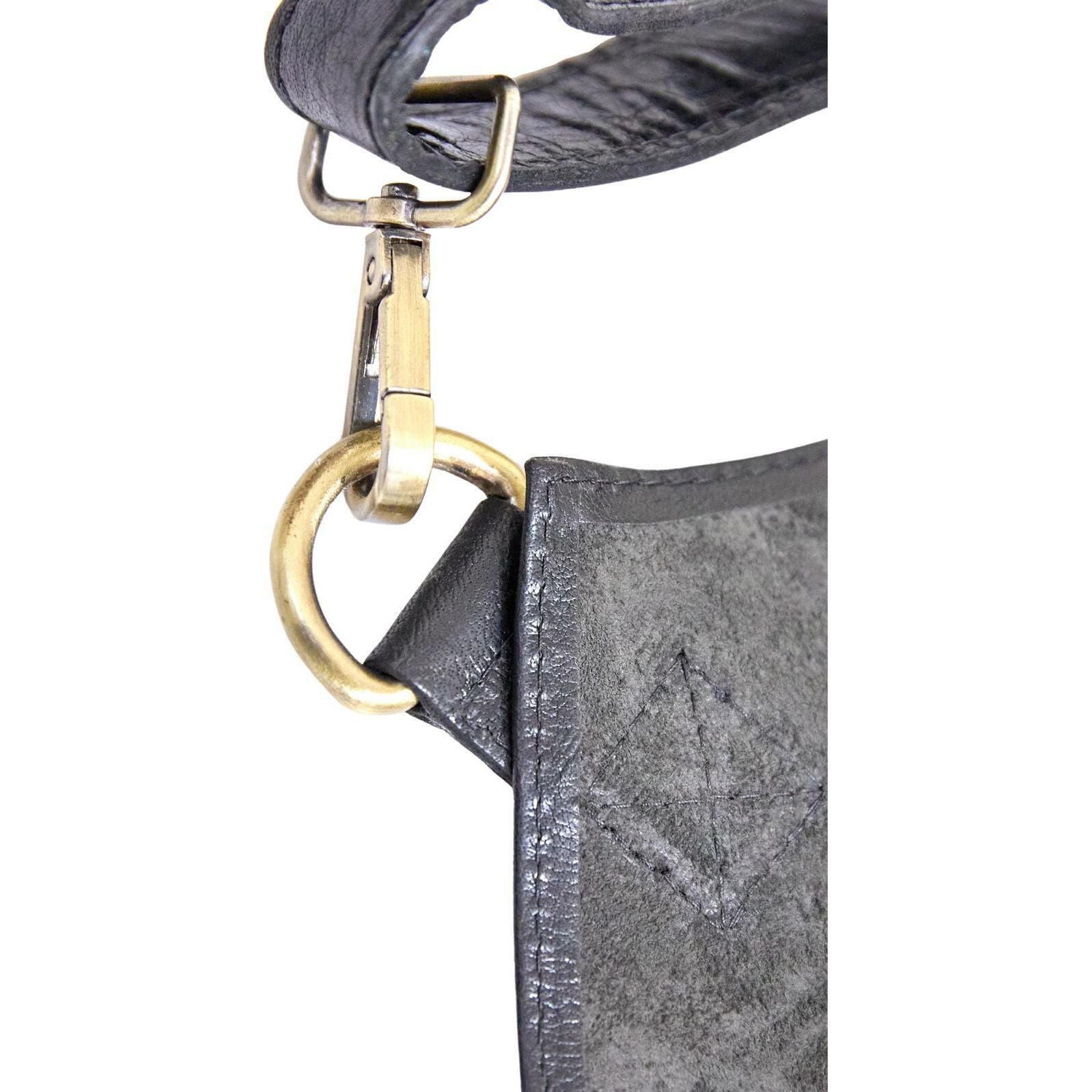 2x Pierre Cardin Professional Leather Apron Butcher Woodwork Barber Chef - Black