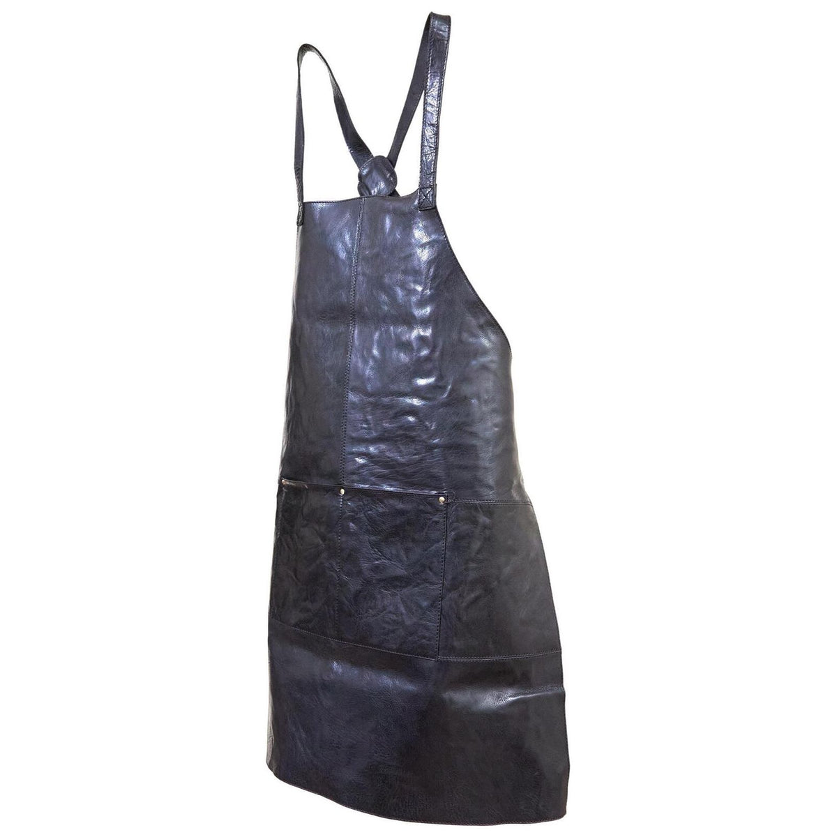 2x Pierre Cardin Professional Leather Apron Butcher Woodwork Barber Chef - Black