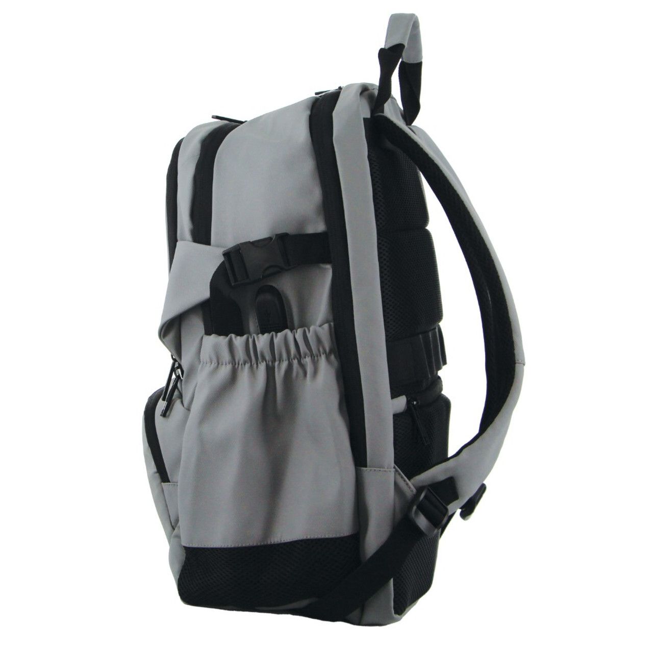 Pierre Cardin Backpack Bag Travel & Business w/ Laptop Computer Sleeve - Grey