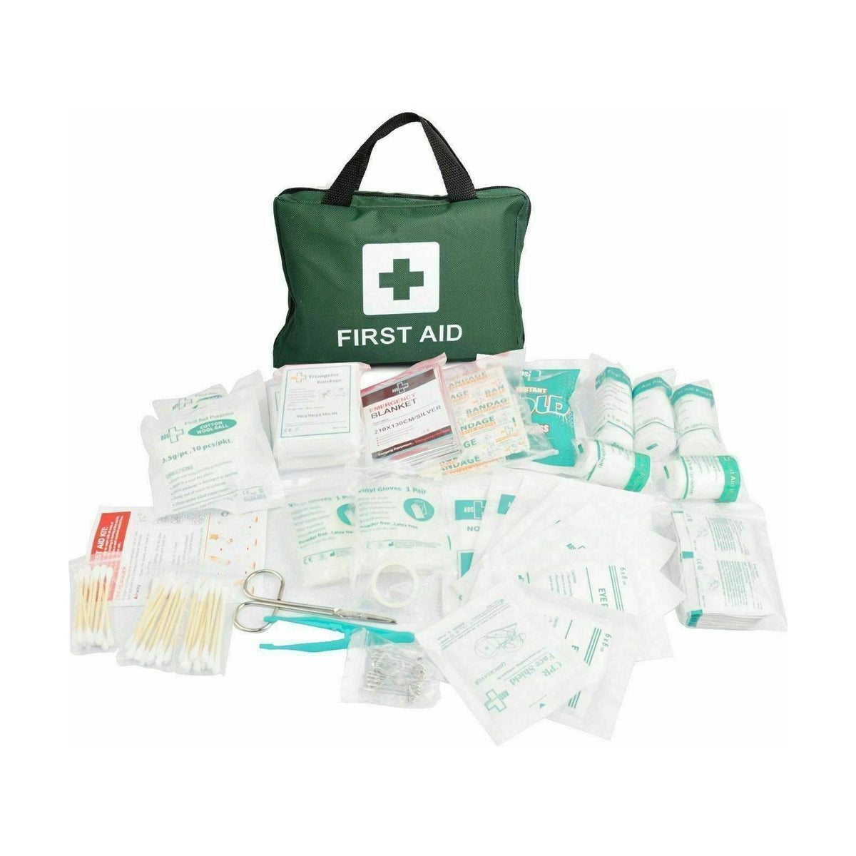 210 PCS Emergency First Aid Kit Medical Travel Set Workplace Family Safety AU
