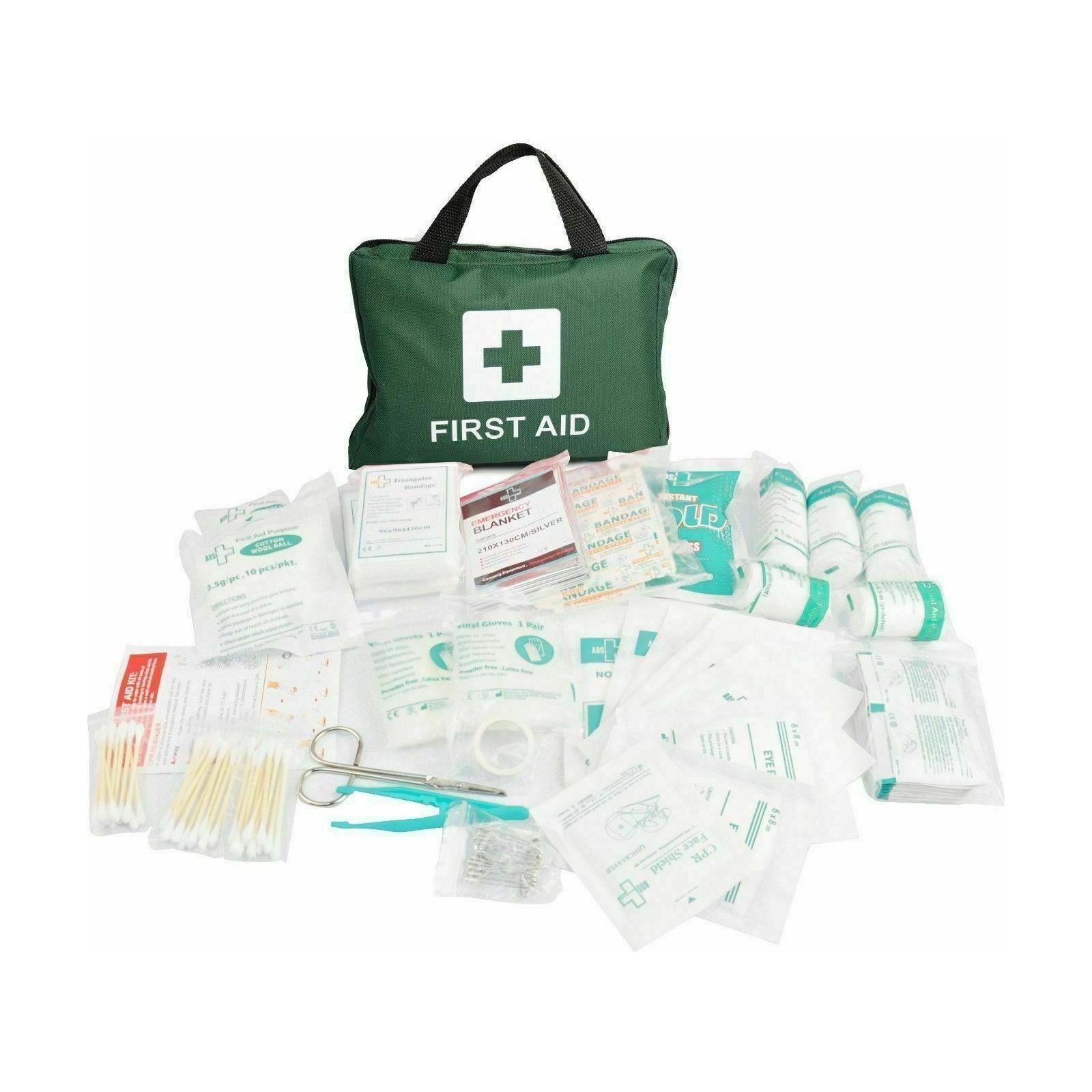 210 PCS Emergency First Aid Kit Medical Travel Set Workplace Family Safety AU
