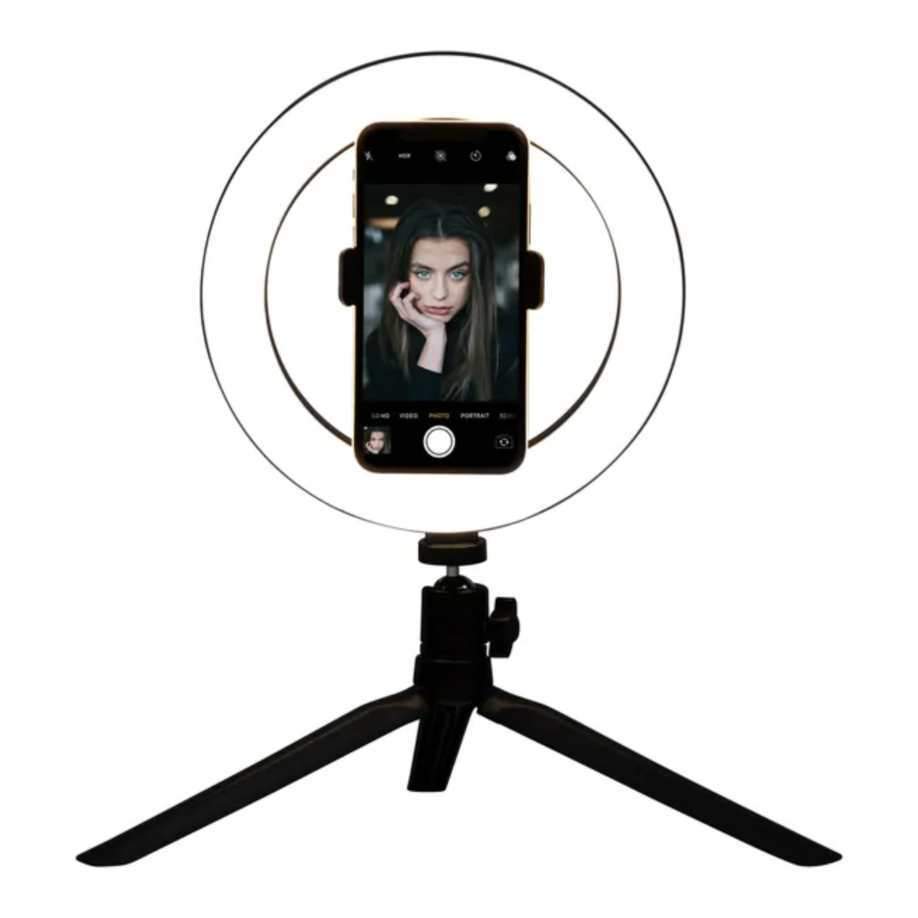 20cm LED Selfie Ring Light with Stand and Phone Holder Circle Lightning