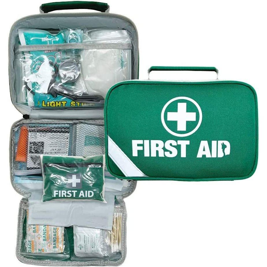258pcs PREMIUM FIRST AID KIT Medical Travel Set Emergency Family Safety Office