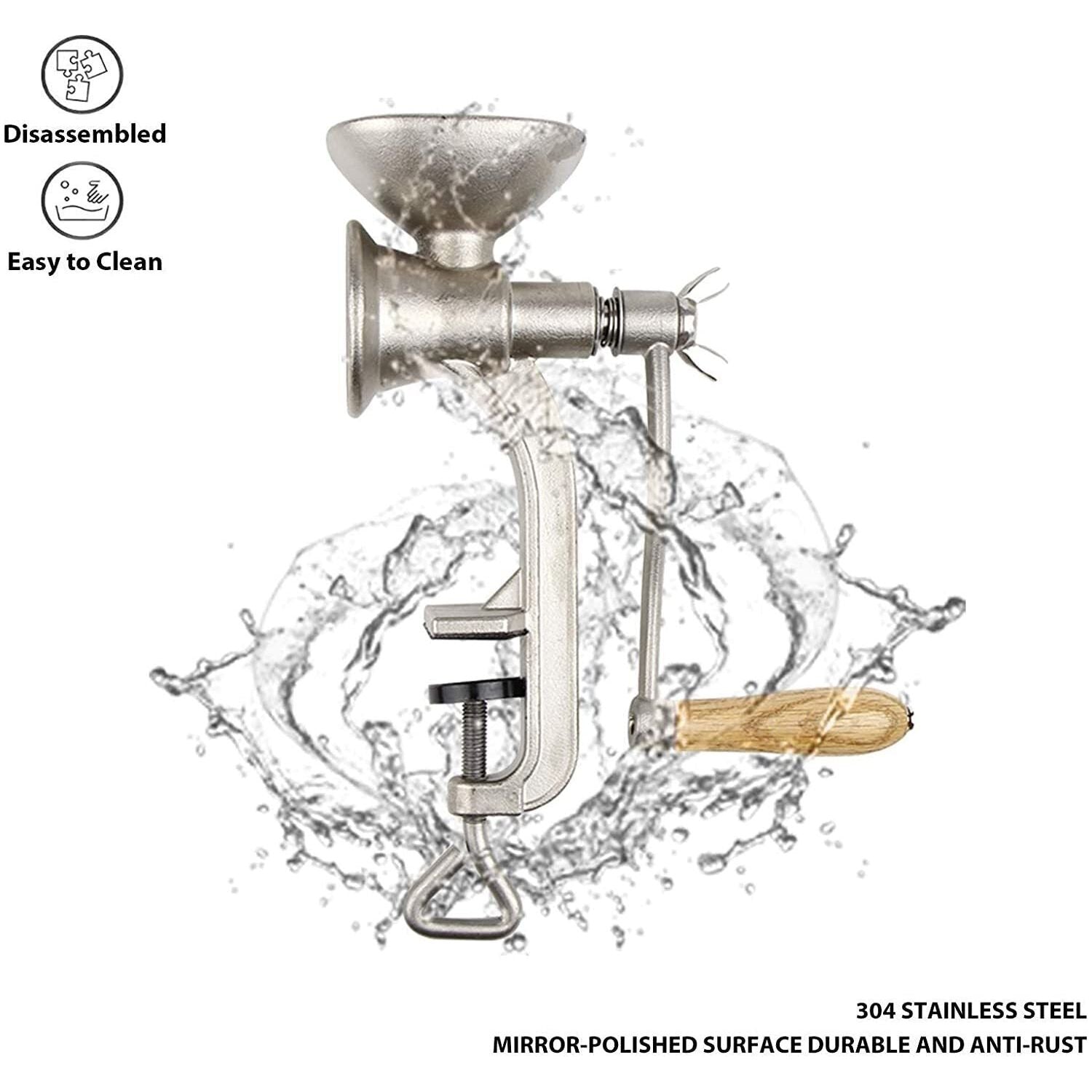 Manual Poppy Seed Grain Grinder Coffee Bean Corn Spice