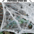 STRETCHABLE SPIDER WEB Spooky Halloween Decoration + 2 Spiders Party Decor Ghost