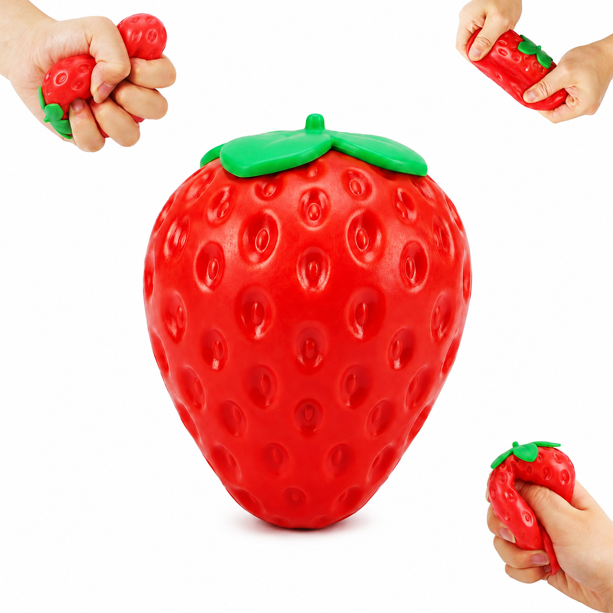 Squishy Fidget Box - 8pc Giant Food Squishy Set Squeezy Stress Relief Sensory Toys