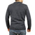 100% SHETLAND WOOL CREW Round Neck Knit JUMPER Pullover Mens Sweater Knitted - Navy (45) - L