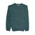 100% SHETLAND WOOL CREW Round Neck Knit JUMPER Pullover Mens Sweater Knitted - Sherwood (32) - 3XL