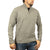 100% SHETLAND WOOL Half Zip Up Knit JUMPER Pullover Mens Sweater Knitted - Grey (21) - M