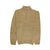 100% SHETLAND WOOL Half Zip Up Knit JUMPER Pullover Mens Sweater Knitted - Nutmeg (23) - 5XL