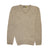 100% Shetland Wool V Neck Knit Jumper Pullover Mens Sweater Knitted - Oat Marle (03) - 5XL