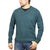 100% Shetland Wool V Neck Knit Jumper Pullover Mens Sweater Knitted - Sherwood (32) - 3XL