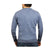 100% Shetland Wool V Neck Knit Jumper Pullover Mens Sweater Knitted - Sky (40) - M