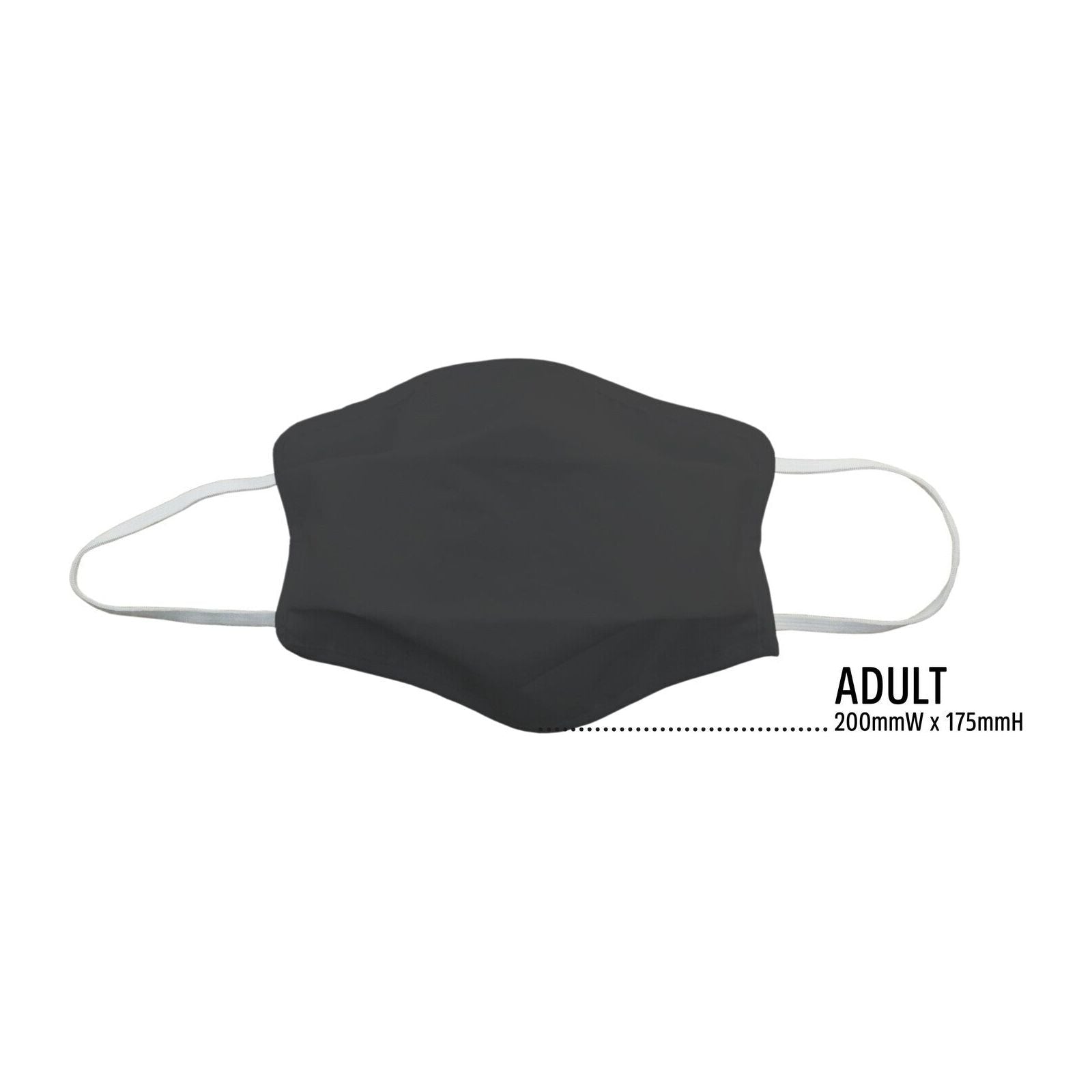 6x Tigerplast Fabric Face Mask Washable Reusable Mask Protect Cover - Black