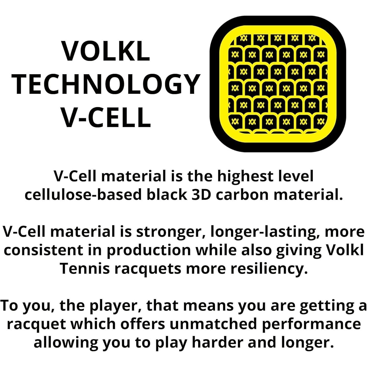 VOLKL V-CELL 10 (300g) Tennis Racquet - Unstrung - 4 1/2