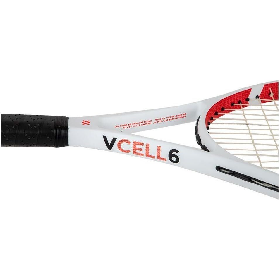 VOLKL V-CELL 6 Tennis Racquet - Fully Strung Racket & Free Dampener - 4 1/4