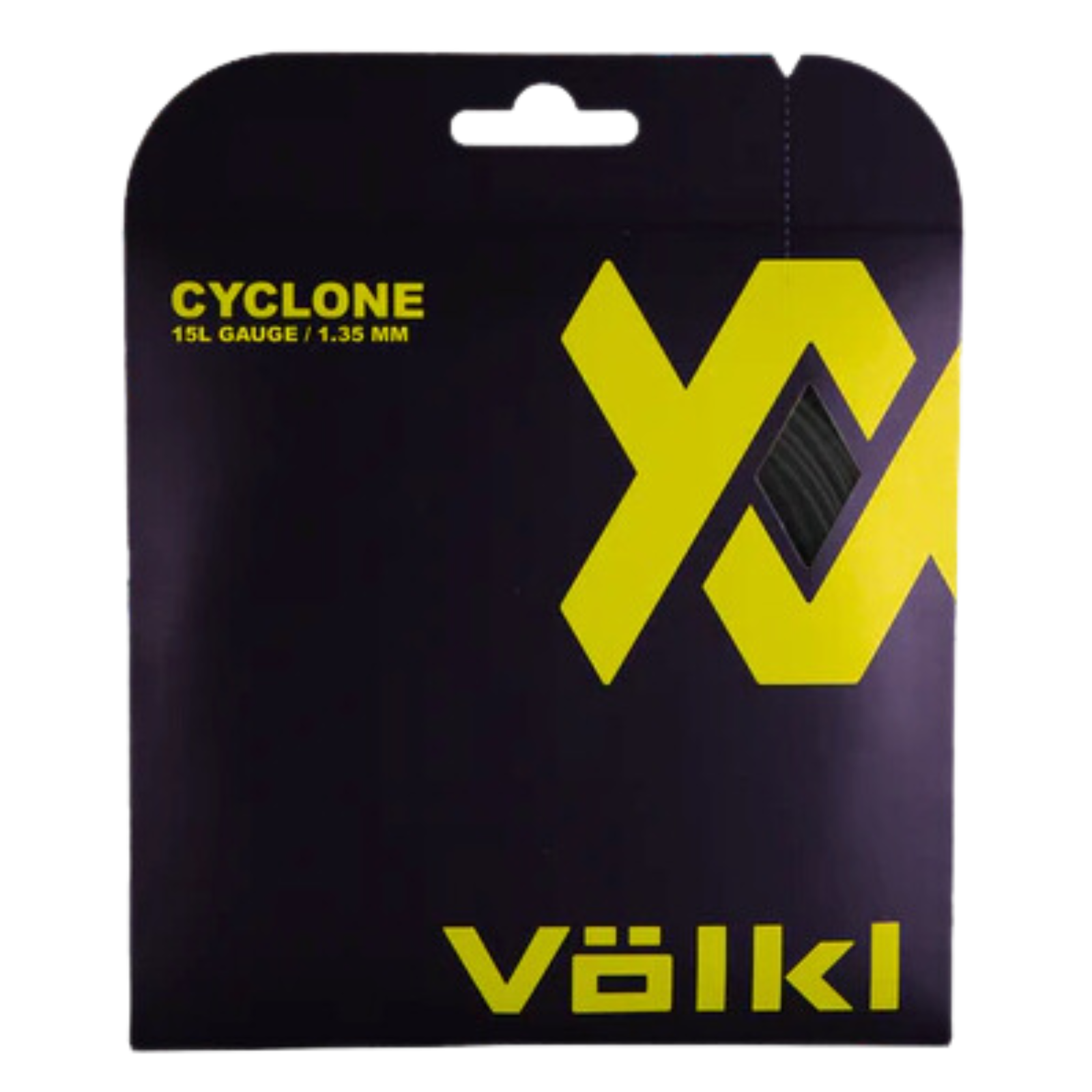 Volkl Cyclone Black 15 L Tennis String 1.35mm (12 M Set)