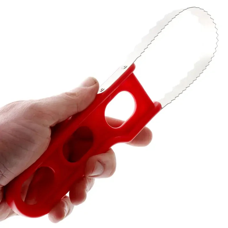 Ergonomic Premium Sturdy Fish Scaler Scaling Tool - Large (25cm Long)