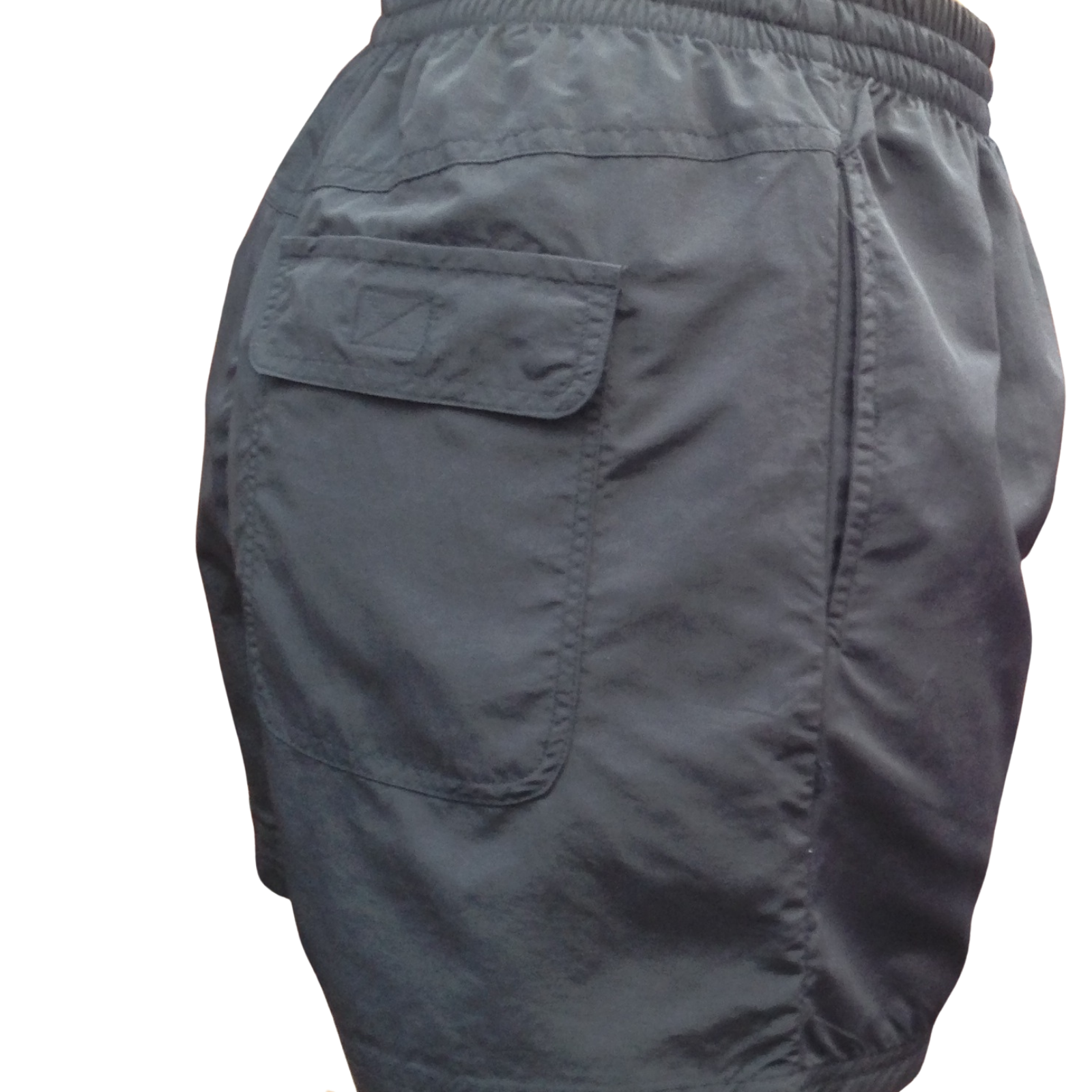 Ladies Board Shorts Beach Microfibre Swim Surf Bottoms - Black