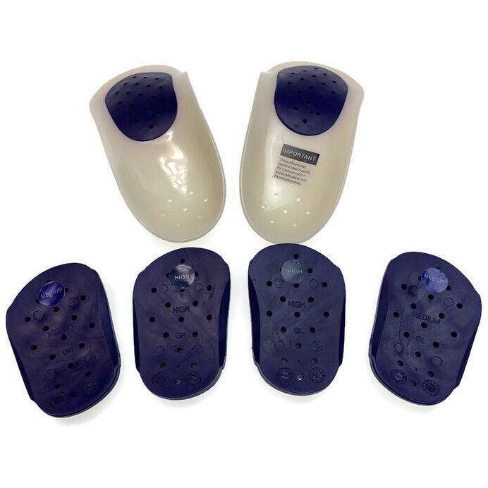 WALKFIT ORTHOTICS Insoles Walk Fit Foot Feet Support BLUE - C (Womens 6-6.5, Mens 5-5.5)