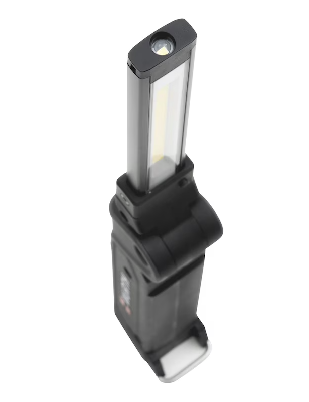 Wurth Cordless LED Handheld Work Lamp ERGOPOWER BEND+ – 700 Lumen, Folding Head, USB Rechargeable